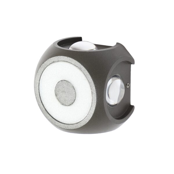 OUTDOOR WALL LIGHT GREY 8 WATT 4 WAY 3K WL3292