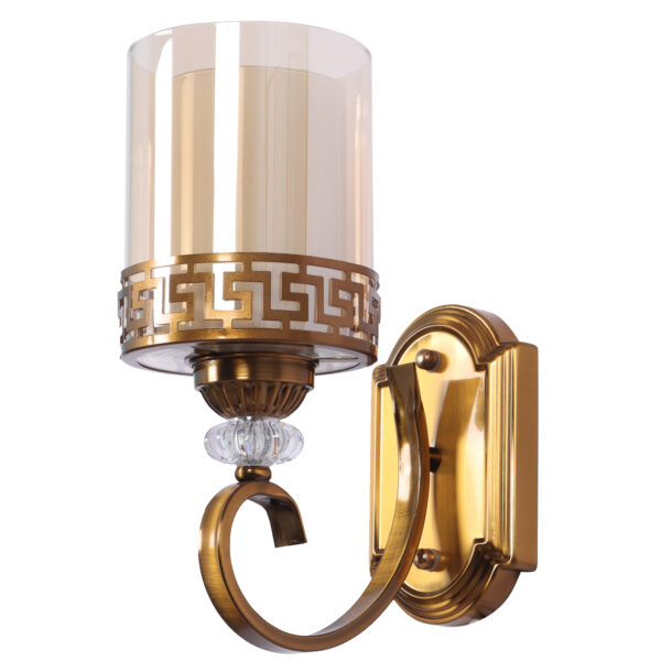 Learc designer lighting Antique Brass Finish Wall Light WL3423