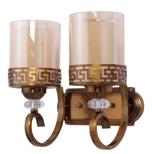 Learc designer lighting Antique Brass Finish Wall Light WL3424