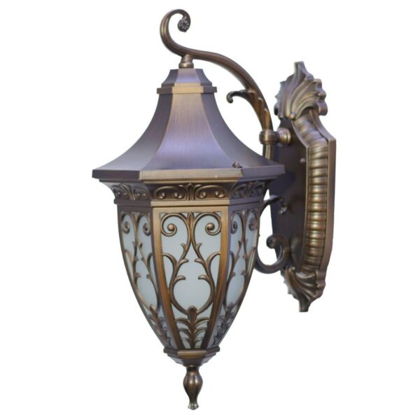 SUPERSCAPE premium aluminium die cast brown finish exterior wall light traditional WL3551