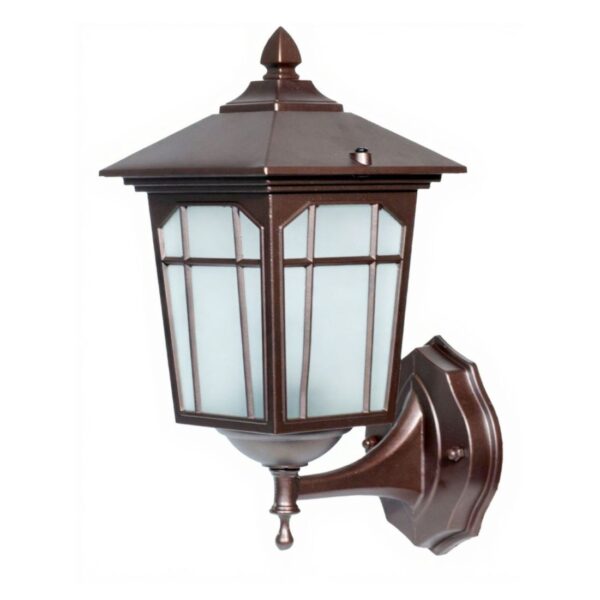 SUPERSCAPE aluminium die cast crinkled coffee brown finish exterior wall light traditional WL3612