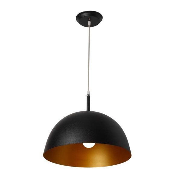 LEARC Designer Lighting 16 inch black gold Metal Pendent Single HL3882
