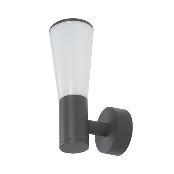 SUPERSCAPE Outdoor aluminium die cast exterior wall light LED 9 watt grey with top branded LED and high quality LED driver WL2256