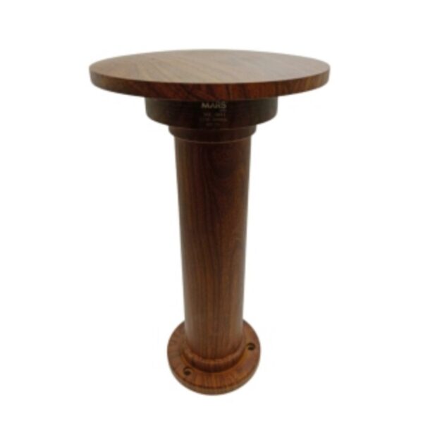 SUPERSCAPE aluminium die cast 24 inch 12 watt LED bollard wooden finish with top branded LED and high quality LED driver 3K K1446-L