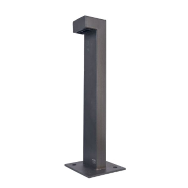 SUPERSCAPE aluminium die cast 24 inch 6 watt LED bollard grey with top branded LED and driver 3K K1450
