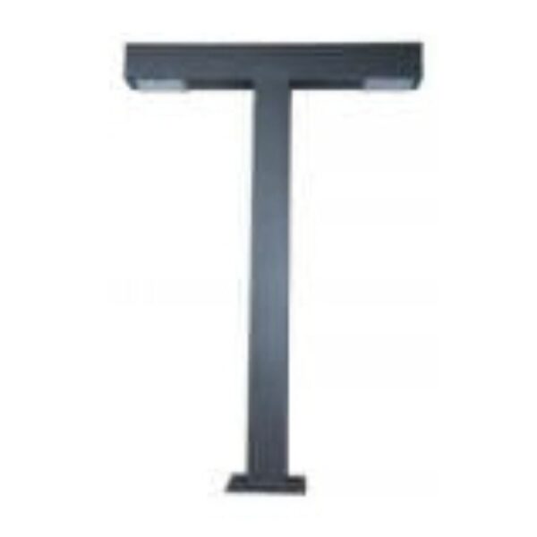 SUPERSCAPE aluminium die cast 24 inch 2 X 18 watt LED bollard grey with top branded LED and driver 3K K1452