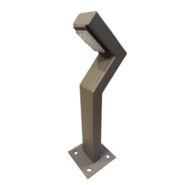 SUPERSCAPE aluminium die cast 24 inch 18 watt LED bollard grey with top branded LED and driver 3K K1453