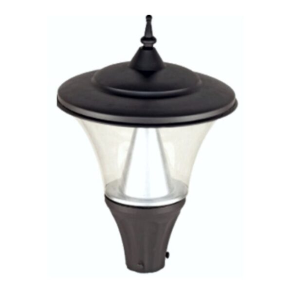 SUPERSCAPE aluminium grey 42 watt post top light with top branded LED and driver K1461