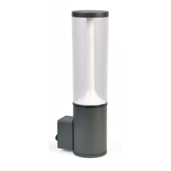 SUPERSCAPE 6 watt aluminium die cast exterior wall light modern grey finish with Bridgelux LED and high quality LED driver WL3606
