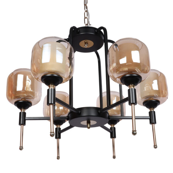 LEARC Designer Lighting Wrought Iron Rustic Finish Chandelier CH529