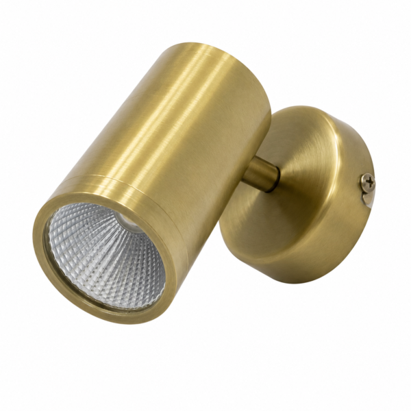 LEARC antique gold finish 10 watt single Spot Light with yellow light ML352-1
