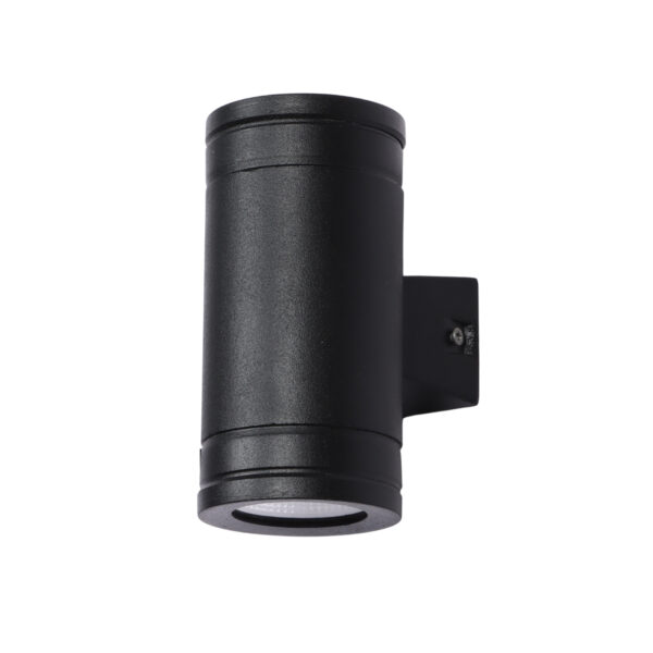 SUPERSCAPE Exterior Wall Light LED grey finish up down 2 x 5 watts round with top quality LED and driver warm white WL3624