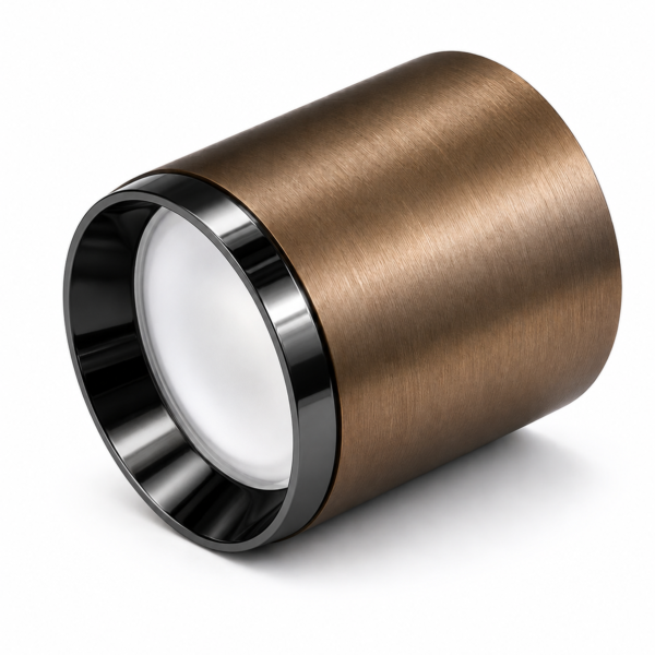 LEARC aluminium antique finish 7 watt LED ceiling cylinder surface FXE654