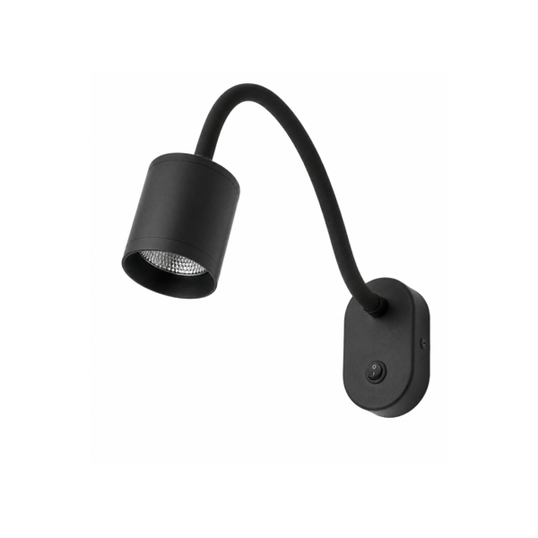 LEARC premium black finish 10 watt LED Bed Side Light J1053