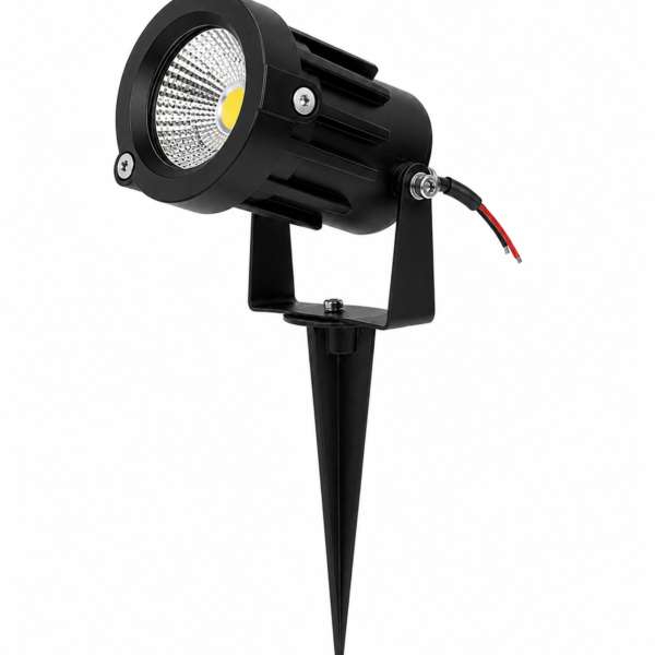 Superscape black finish 5 watt garden spike light 3K K1468